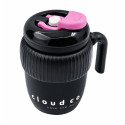 تراول ماگ 420 ميل  دسته دار طرح بلوط 316 (10-1653)(xj-345)cloud coffe