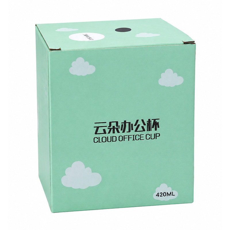 تراول ماگ 420 ميل  دسته دار طرح بلوط 316 (10-1653)(xj-345)cloud coffe