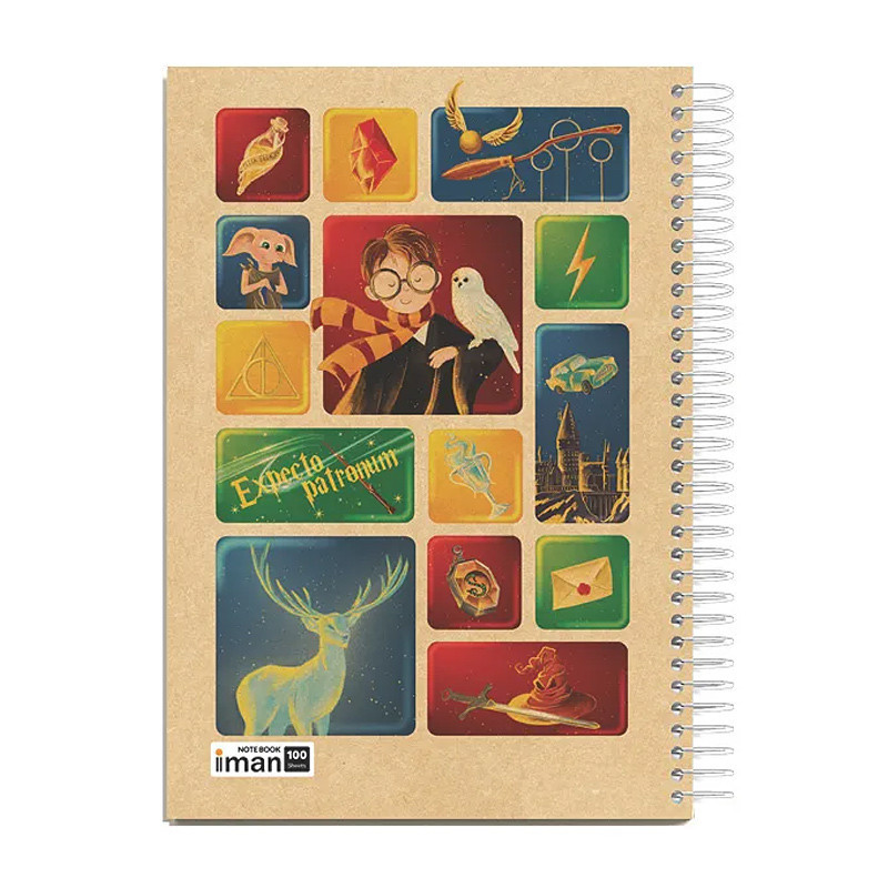 دفتر ایمان کرافت گلاسه 60 برگ 9508