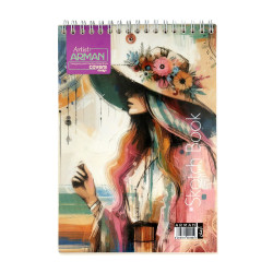 دفتر طراحی A5 آرمان 12 عددی