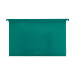 پوشه آویز پاپکو طلقی گیره دار سبز 25 عددی HF_01FC
