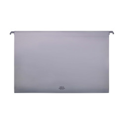 پوشه آویز پاپکو طلقی گیره دار نقره ای 25 عددی HF_01FC
