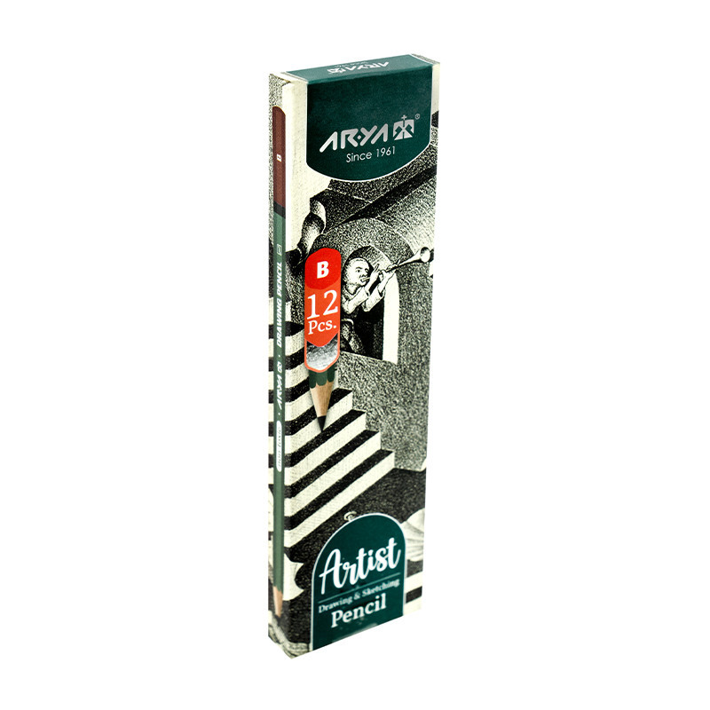 مداد طراحی آریا 12 عددی (B) 3500