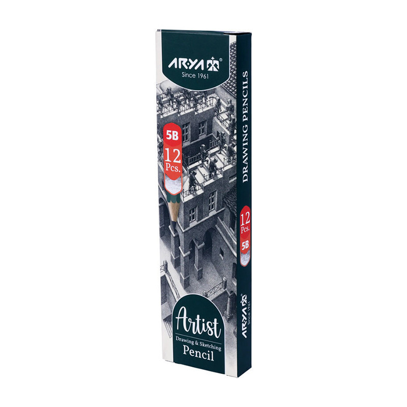 مداد طراحی آریا 12 عددی (5B) 3504