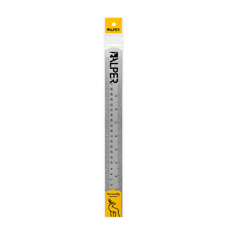 خط کش آلپر فلزی 30 سانتی 24 عددی R-830