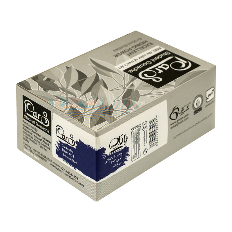 گواش پارس آبی کاربنی 6 عددی602