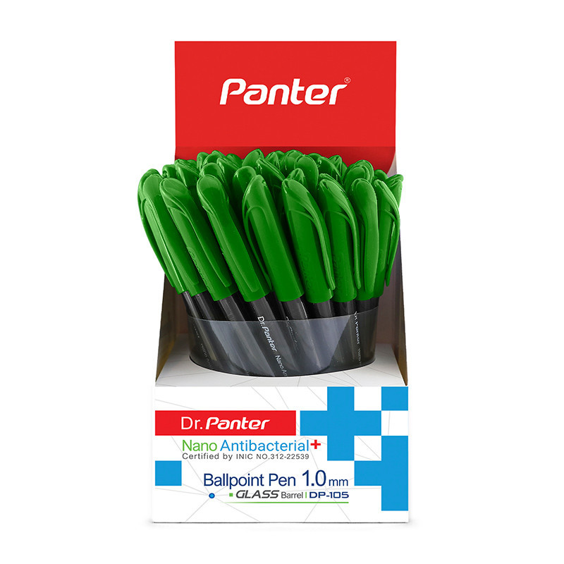 خودکار پنتر سبز 1 میل دکتر پنتر 50 عددی DP-105