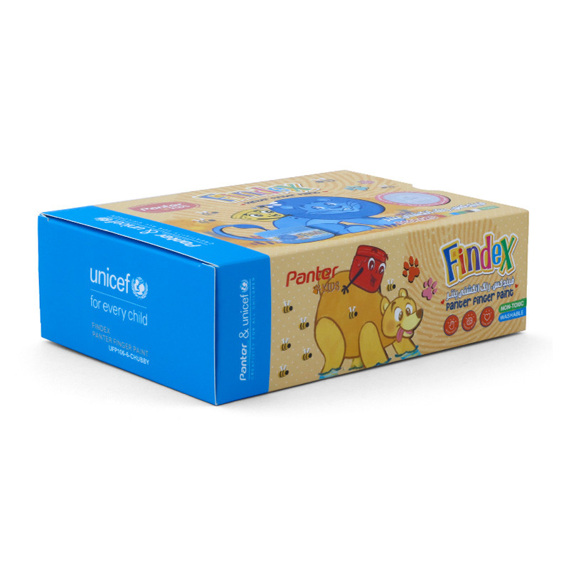 رنگ انگشتی پنتر 6 رنگ فیندکس یونیسف UFP106-6-CHUBBY