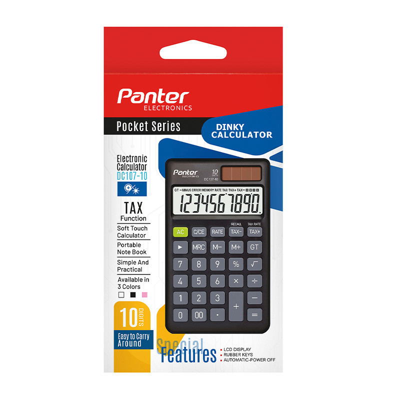 ماشین حساب پنتر جیبی 10 رقمی DC-107
