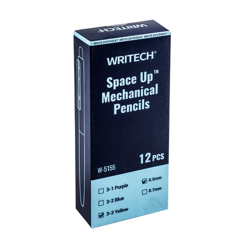 اتود (WRITECH) بدنه پاستلی گیره مات 0/5 میل 12 عددی space up-W5155