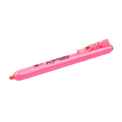 ماژیک هایلایتر WRITECH قلمی فشاری صورتی نئونی 12 عددی W805S