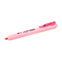 ماژیک هایلایتر WRITECH قلمی فشاری صورتی پاستلی 12 عددی W805S