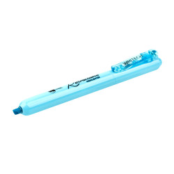 ماژیک هایلایتر WRITECH قلمی فشاری آبی روشن 12 عددی W805S