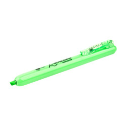 ماژیک هایلایتر WRITECH قلمی فشاری سبز نئونی 12 عددی W805S