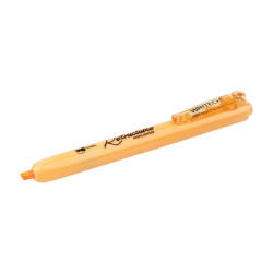ماژیک هایلایتر WRITECH قلمی فشاری نارنجی نئونی 12 عددی W805S