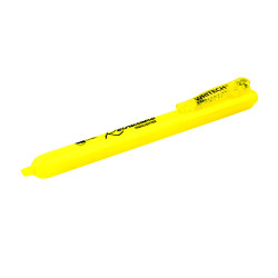 ماژیک هایلایتر WRITECH قلمی فشاری زرد نئونی 12 عددی W805S