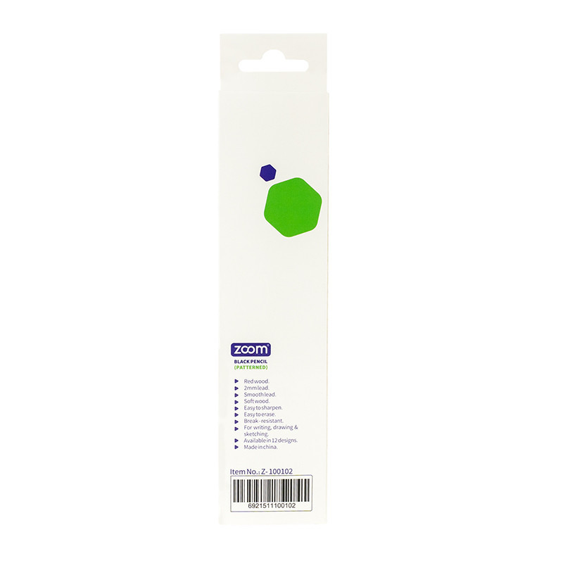 مداد مشکی زوم 12 عددی 100102