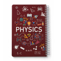 دفتر سم وزیری طلقی تک سیم خطی اسلاید فیزیک(PHYSICS) 100 برگ