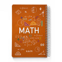 دفتر سم وزیری طلقی تک سیم خطی اسلاید ریاضی(MATH) 100 برگ