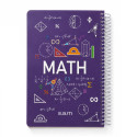 دفتر سم وزیری طلقی تک سیم خطی اسلاید ریاضی(MATH) 100 برگ