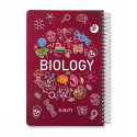 دفتر سم وزیری طلقی تک سیم خطی اسلاید زیست(BIOLOGY) 100 برگ