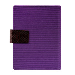 دفتر کلاسور عرش چرمی مگنتی 26 حلقه قفل فلزی 100برگ 234