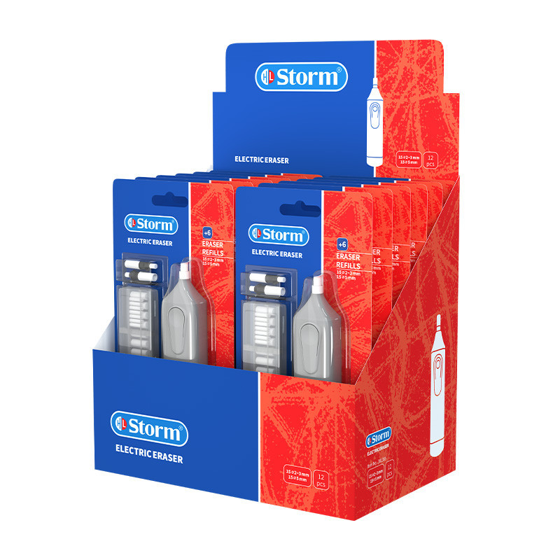 پاک کن برقی استورم رو کارت دو سر یدک دار HL-381385