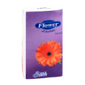 دستمال جیبی بزرگ طرح گل 10 عددی 30141-3529