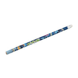 مداد مشکی فانتزی پاک کن دار استیج 12 عددی 3709-3691