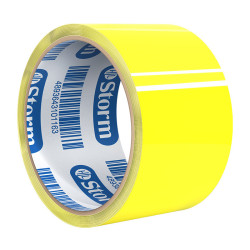 چسب کارتن استورم زرد 50 یارد 6 عددی 163