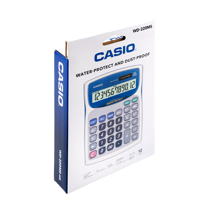 ماشین حساب کاسیو 12 رقمی WD-220ms