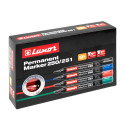 ماژیک معمولی لوکسور قرمز تخت 12 عددی 251