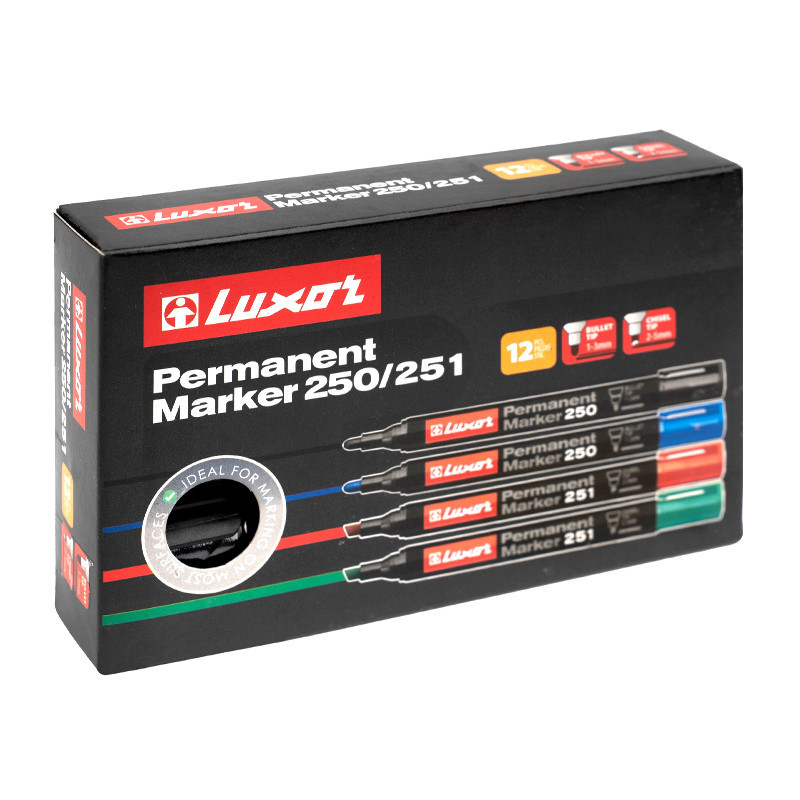 ماژیک معمولی لوکسور مشکی تخت 12 عددی 251