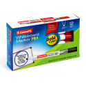 ماژیک وایت برد لوکسور قرمز تخت 12 عددی 751