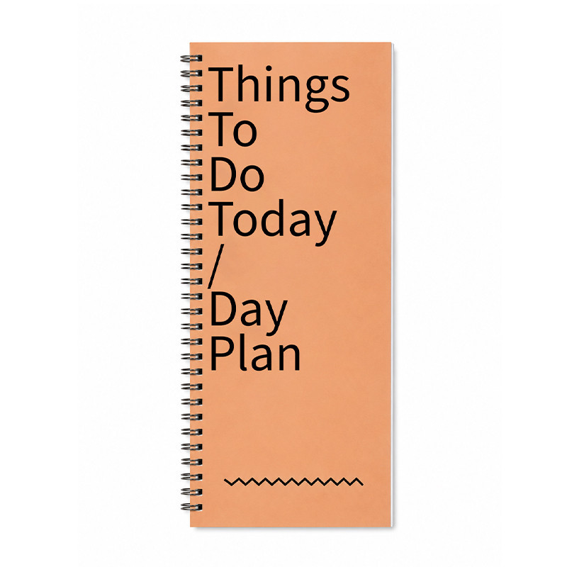 دفتر یادداشت لانگو تو دو لیست پالتویی تک سیم 80 برگ 2645 (9876) day plan