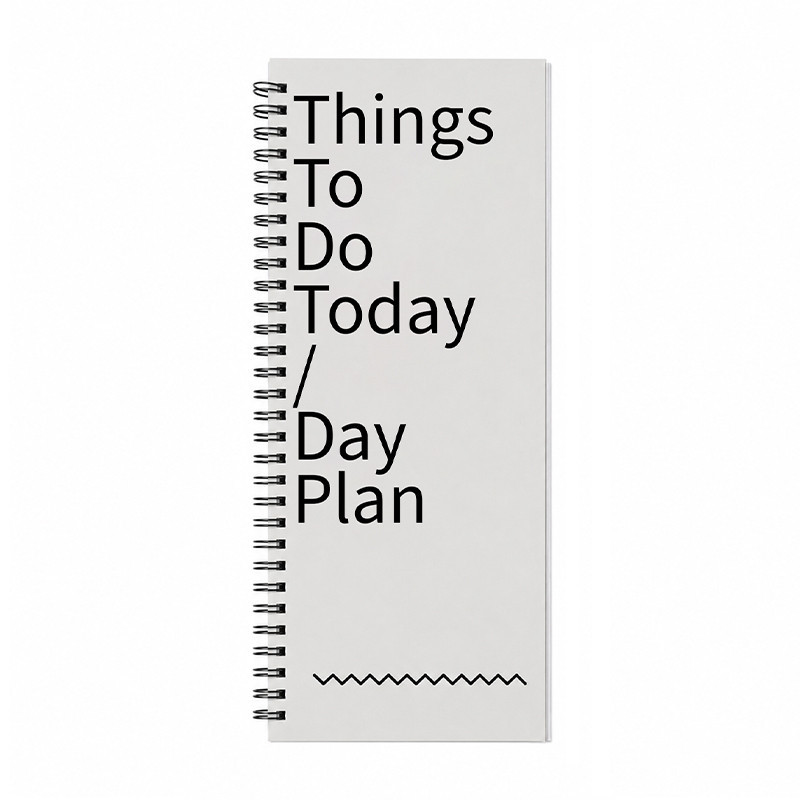 دفتر یادداشت لانگو تو دو لیست پالتویی تک سیم 80 برگ 2645 (9876) day plan