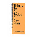 دفتر یادداشت لانگو تو دو لیست پالتویی تک سیم 80 برگ 2645 (9876) day plan