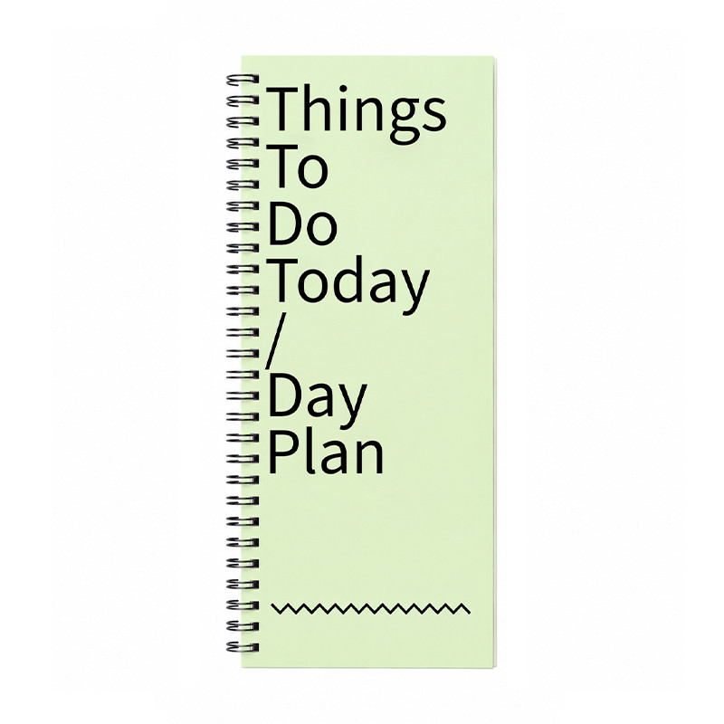 دفتر یادداشت لانگو تو دو لیست پالتویی تک سیم 80 برگ 2645 (9876) day plan