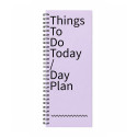 دفتر یادداشت لانگو تو دو لیست پالتویی تک سیم 80 برگ 2645 (9876) day plan