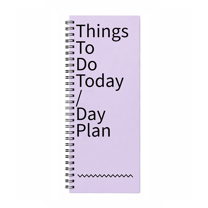 دفتر یادداشت لانگو تو دو لیست پالتویی تک سیم 80 برگ 2645 (9876) day plan