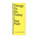 دفتر یادداشت لانگو تو دو لیست پالتویی تک سیم 80 برگ 2645 (9876) day plan