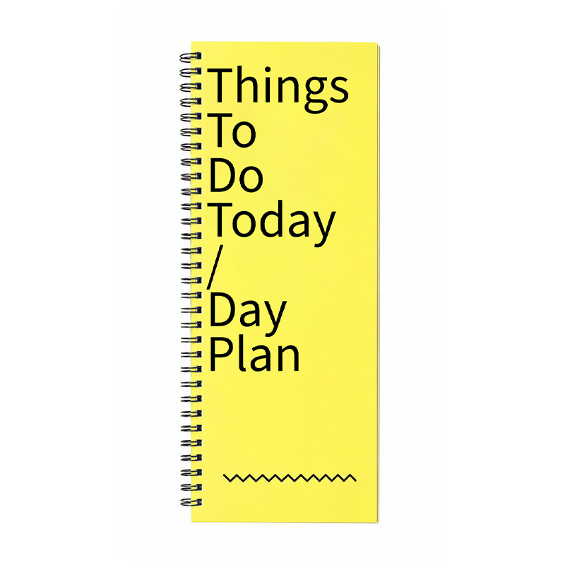 دفتر یادداشت لانگو تو دو لیست پالتویی تک سیم 80 برگ 2645 (9876) day plan