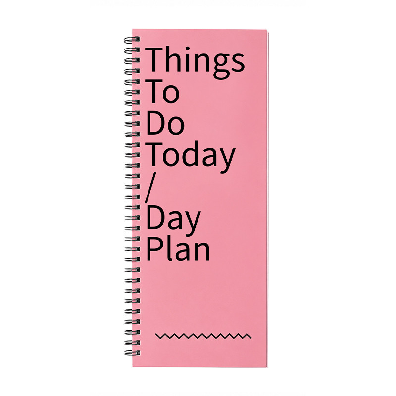 دفتر یادداشت لانگو تو دو لیست پالتویی تک سیم 80 برگ 2645 (9876) day plan