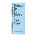 دفتر یادداشت لانگو تو دو لیست پالتویی تک سیم 80 برگ 2645 (9876) day plan