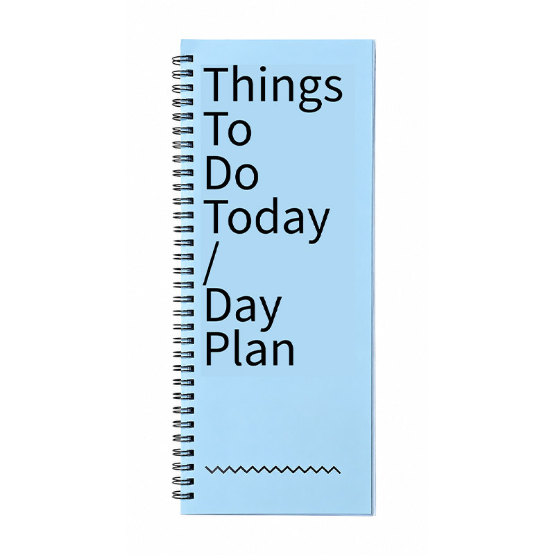 دفتر یادداشت لانگو تو دو لیست پالتویی تک سیم 80 برگ 2645 (9876) day plan