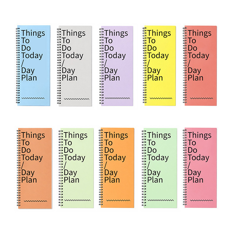 دفتر یادداشت لانگو تو دو لیست پالتویی تک سیم 80 برگ 2645 (9876) day plan