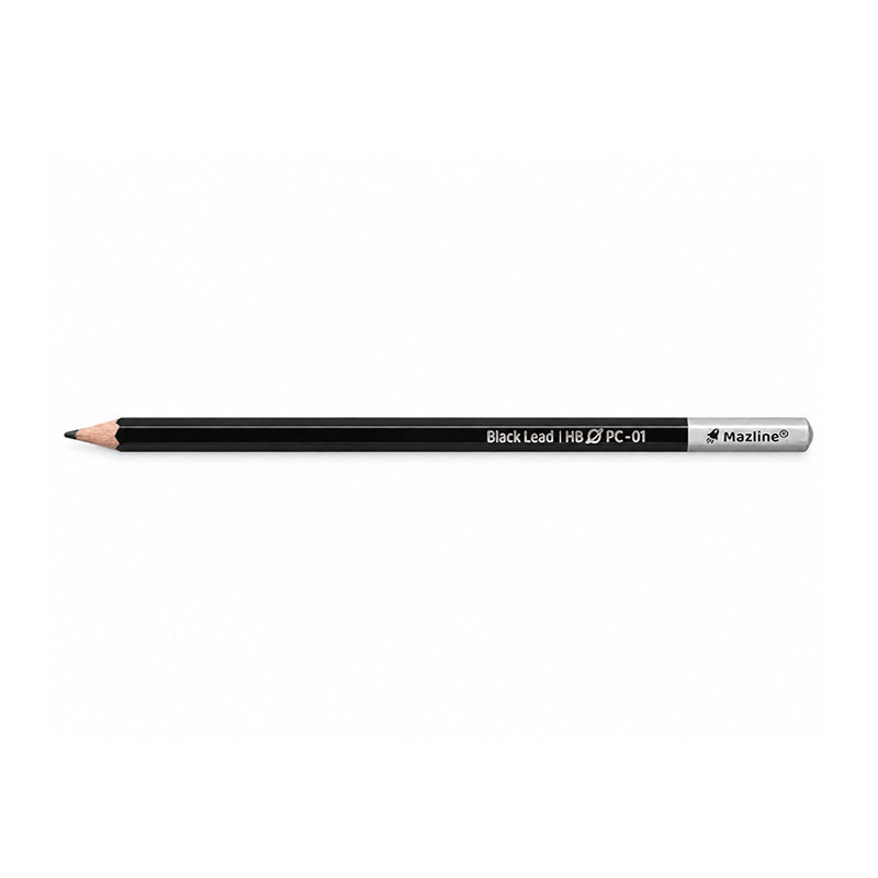 مداد مشکی مازلاین شش ضلعی بدنه مشکی 72 عددی لیوانی pc0172