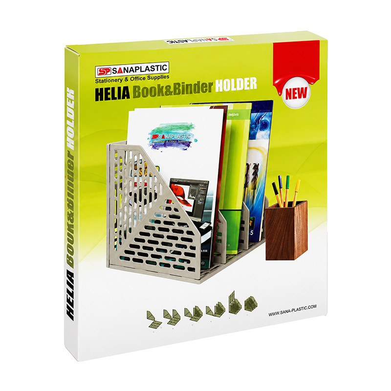 جا کتابی هلیا سه خانه پلاستیکی