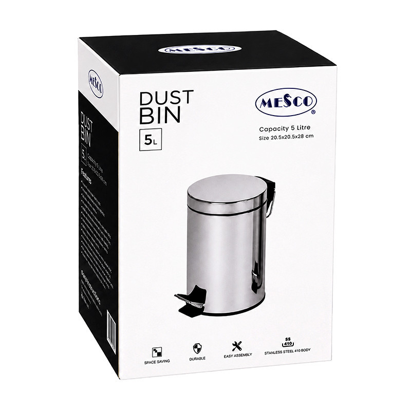 سطل اداری کوچک استیل 5 لیتر 90705