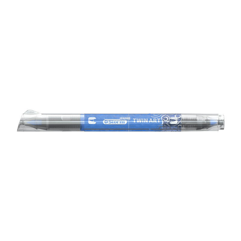 ماژیک اکرولیک استورم دو سر (TWIN ART) آبی کبالت 12 عددی HL-348209